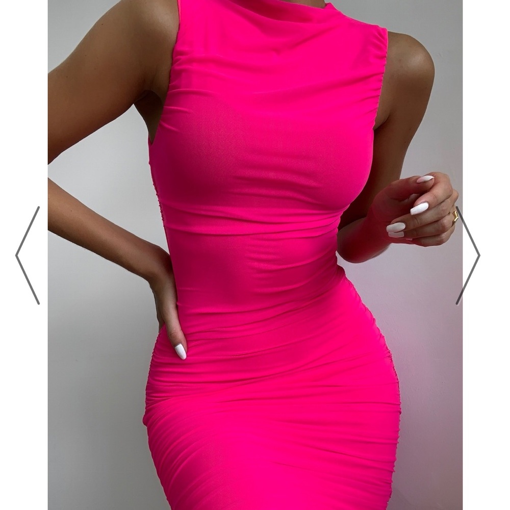 Naked Wardrobe The Ruched Life Dress